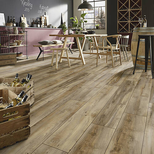 Alternative view of Δάπεδο Laminate Kronotex Exquisit Canyon Maple D 6007