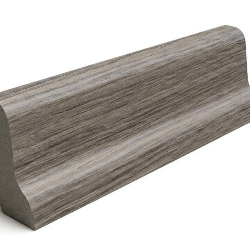 Σοβατεπί Δαπέδου Laminate MDF Metalic 5,5cm