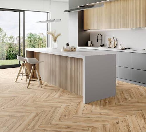 Δάπεδο SPC Falquon Herringbone P1003 Vali Oak 6mm - Image 2