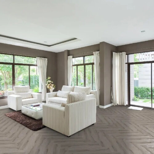 Δάπεδο SPC Falquon Herringbone P1002 Aspen Oak 6mm - Image 2